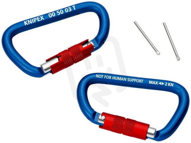 Karabina 2 kusy KNIPEX 00 50 03 T BK