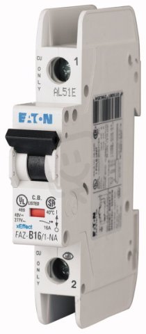 FAZ-C30/1-NA Jistič FAZ (norma UL) char C 1-pólový 30A 15kA (IEC 60947-2) 102093