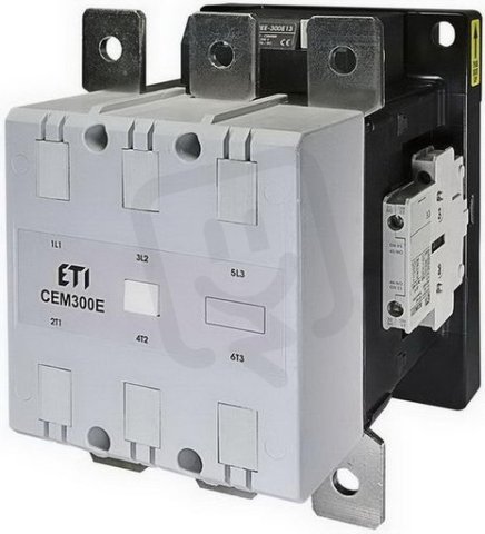 Motorový stykač ETI CEM300E.22-250V-50/60Hz, 3p, 3xNO+2x (1xNO+1xNC),410A/300A