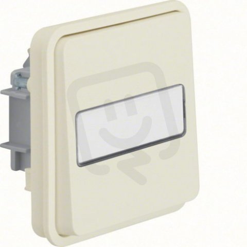 Přístroj tlačítka 1-pólového s krytkou řazení 1/0So s LED W.1 bílá mat 50413512