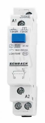 Impulzní relé 1 přepínací kontakt/48VAC/24VDC SCHRACK LQ617048--