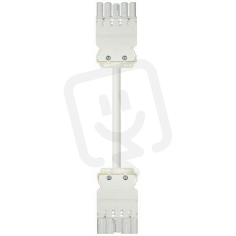 kabel propojovací se dvěma konektory gesis, 5-pól, 5*1,5mm2, délka 3m, bílý