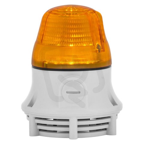 Svítidlo se zvukovým signálem MICROLAMP LED A 12/24V ACDC IP30 M16 oranžová