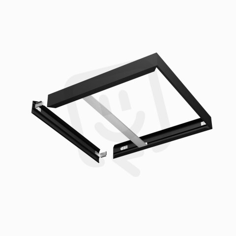 Instalační rám LEDVANCE SURFACE MOUNT KIT 625 SURFACE MOUNT KIT H75 BK