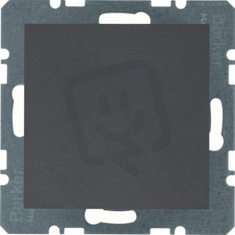 Záslepka s centrálním dílem, S.1/B.x, antracit mat BERKER 10091606