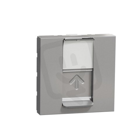 Datová zásuvka NOVÁ UNICA 1xRJ45 Kat.6 FTP, 2M, Aluminium SCHNEIDER NU341930