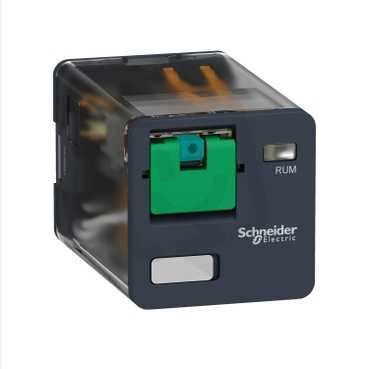 Schneider RUMC31ED Univerzální 3P pin, 10 A, 48 V DC, test. tl.