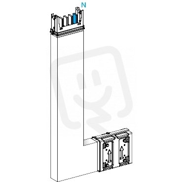 Koleno 400 A vertikální na míru nahoru SCHNEIDER KSA400DLE41A