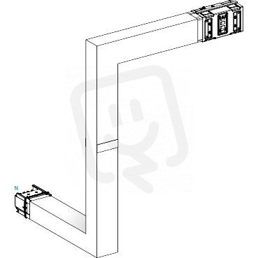 3D koleno 1000 A na míru SCHNEIDER KSA1000DMBK43F