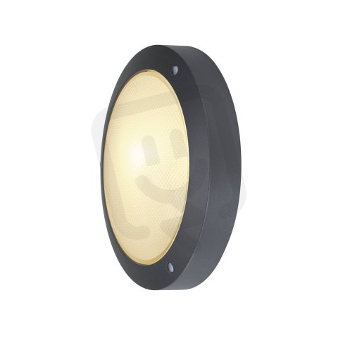 BULAN wall and ceiling light round anthracite E14 60W frosted glass SLV 229075