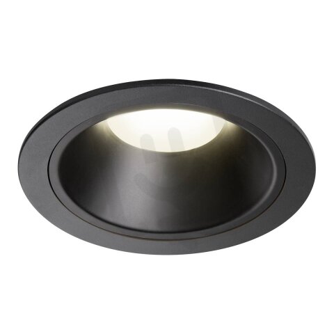 NUMINOS DL XL vnitřní LED zápustné stropní svítidlo černá/černá 4000K 40°