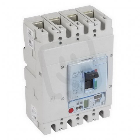 DPX3 630 ELEKTRONICKÁ SPOUŠŤ S2 PRO VÝKONOVÝ JISTIČ 4P 630A 50kA LEGRAND 422075