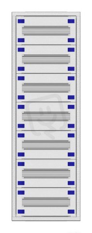 Nástěnný instal.rozvaděč 1-21 zadní stěna plechové panely SCHRACK IL172121AS