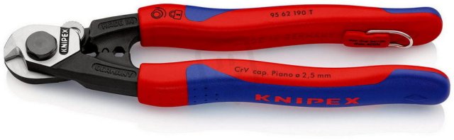 Nůžky na dratěná lanka kováno 190 mm KNIPEX 95 62 190 T