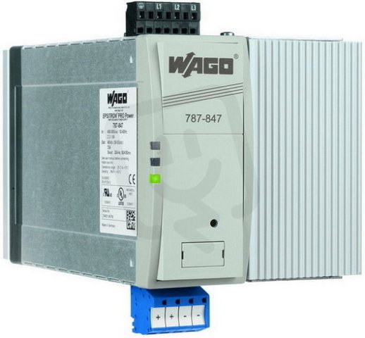 Spínaný napájecí zdroj pro 3fáz. 48V DC 20 A Kontakt DC OK WAGO 787-847