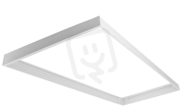 Montážní rámeček pro přisazenou montáž pro LED panel 120x30 bílá ECO