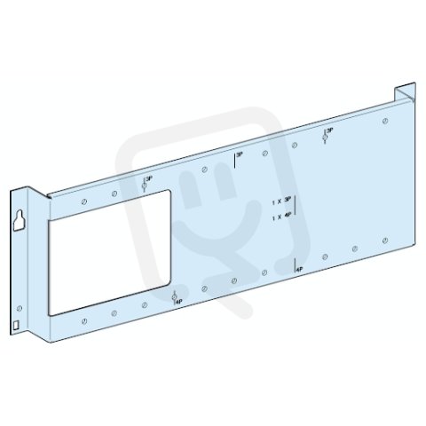 Montážní deska pro vertikální NSX250 pevný s otoč. rukojetí SCHNEIDER LVS03041