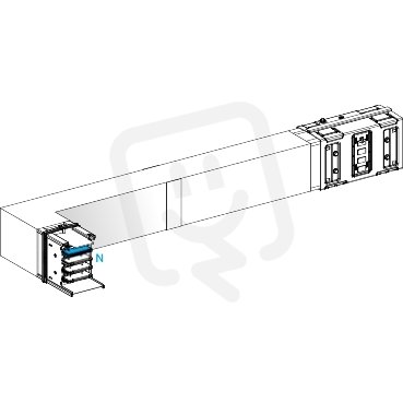 KSA1000DLL42F Koleno 1000 A horizontální