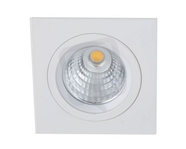 Zápustné svítidlo REBECCA hranaté kartáč.hliník LED 10W 4000K 93x93mm hranaté