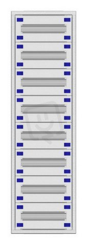 Nástěnný instal.rozvaděč 1-24 zadní stěna plechové panely SCHRACK IL172124AS
