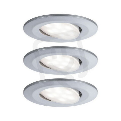 Vestavné svítidlo LED Calla kruhové 3x6,5W matný chrom výklopné 999.33 99933