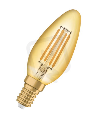 LEDVANCE Vintage 1906 LED CLASSIC B 4W 824 Gold E14