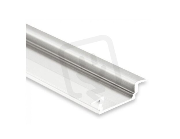 PL8 LED INSTALLATION profile 200 cm, flat/wing, LED strips max. 12 mm