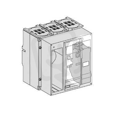 Schneider 33271 NS630bH 3P pevný základní jistič, verze pro elektrické ovládání