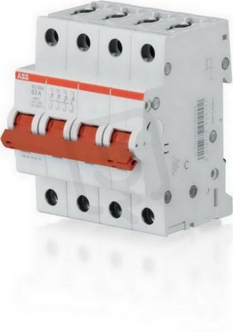 ABB SD204/40 4p odpínač 40A pro 253V AC/60V DC dle IEC/EN 60947-3