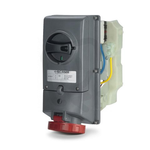 Nástěnná zásuvka ADVANCE GRP blok. vypínač pojistka 2P+E 16A 6h/200-250V IP67