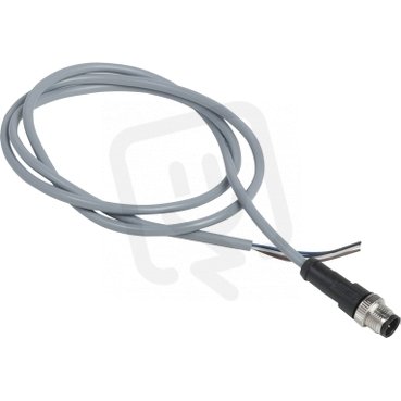 Kabel PVC s konektorem M12 přímý zásuvka,4 piny L=10m TELEMECANIQUE XZCPV1541L1