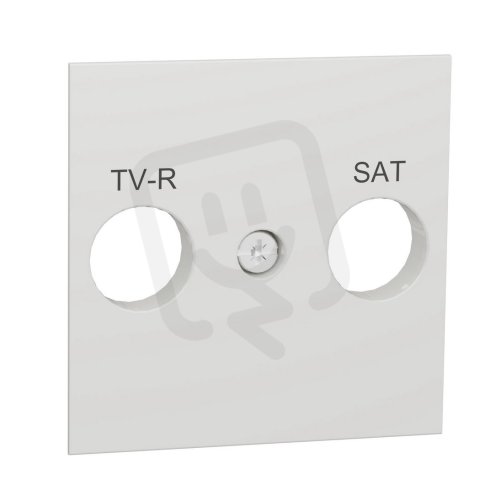 Centrální deska NOVÁ UNICA pro TV-R/SAT zásuvku, Bílá SCHNEIDER NU944118