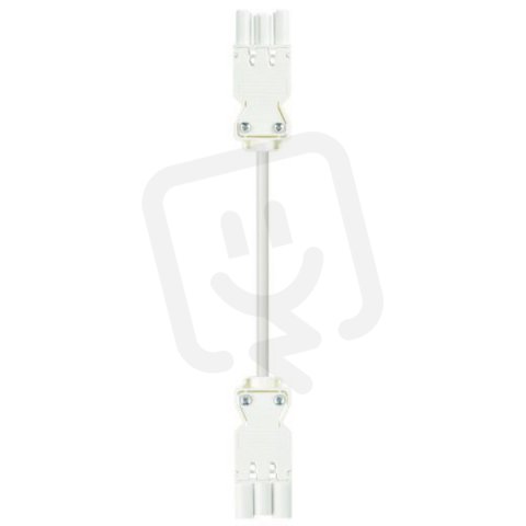 kabel propojovací se dvěma konektory gesis, 3-pól, 3*2,5mm2, délka 1m, bílý