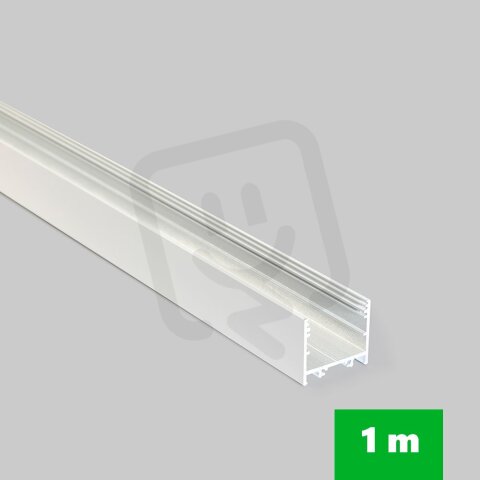 AL profil FKU78-02 pro LED, bez plexi, 1m, bílý  FK TECHNICS 4739563