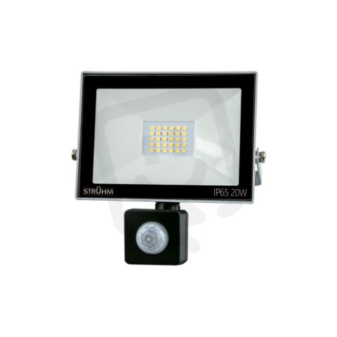 Reflektor KROMA LED S 20W CW IP65 120° pohyb. senzor šedá IDEUS 03705