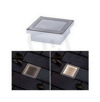 Solární LED zemní svítidlo Aron 10x10 cm pohybové čidlo 942.38 PAULMANN 94238