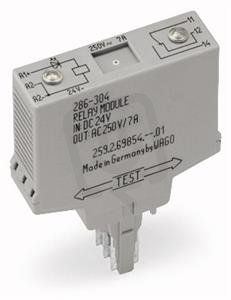 Reléový modul, jmenovité vstupní napětí AC 115 V, 1 přepínací kontakt, šedá