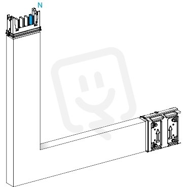 Koleno 400 A vertikální na míru nahoru SCHNEIDER KSA400DLE43A