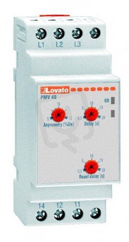 Lovato PMV40A575 Ochranné relé Asymetrie napětí multifunkční 380-575 VAC