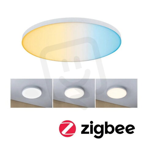 LED Panel Smart Home Zigbee Velora kruhové 400mm měnitelná bílá bílá stmívatelné