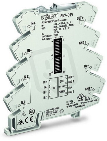 Měřicí transformátor napětí 24 V DC WAGO 857-819