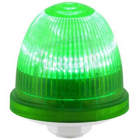 Svítidlo signální OVOLUX LED 12/24 V, ACDC, IP66, 1/2'' NPT, zelená, světle šedá