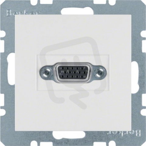 Zásuvka VGA, S.1/B.x, bílá lesk BERKER 3315418989