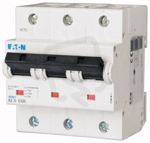 Eaton 211820 Jistič AZ,char D,3pólový,In=63A,Icn=20kA,Icu=25kA AZ-3-D63