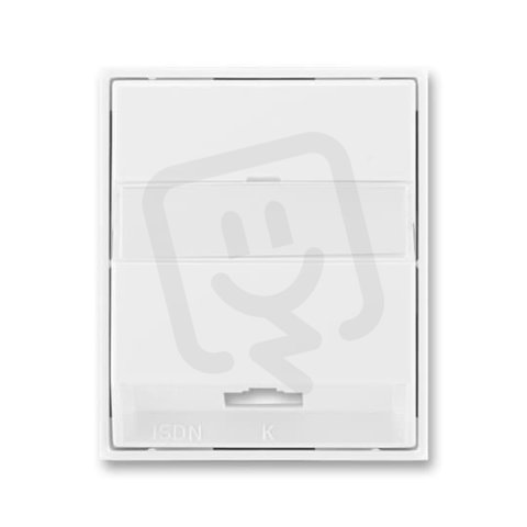 Kryt zásuvky ISDN koncové 5013E-A00251 03 bílá/bílá Element Time ABB