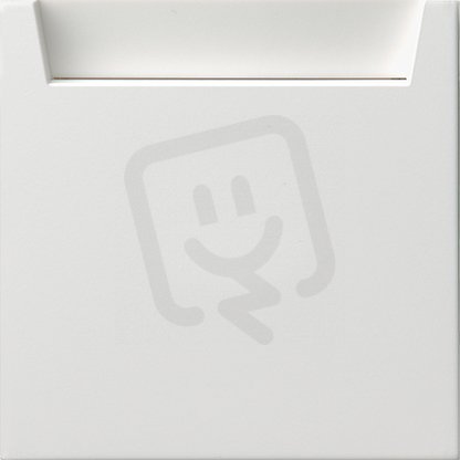 Tlačítko hotelové karty přepínací (obsaz.) F100 čistě bílá GIRA 0140112