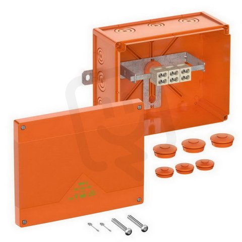 Kabelový rozbočovací box SPELSBERG WKE 6-Duo 3x16mm2 oranžová IP66 E30-E90