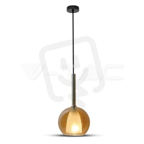 Závěsné svítidlo V-TAC Modern Double Glass Amber 2200K+White d 180mm VT-7181