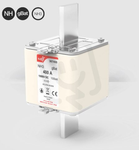 DF ELECTRIC NH pojistková vložka 3 gBat 200A 1000V pro bateriová úložiště