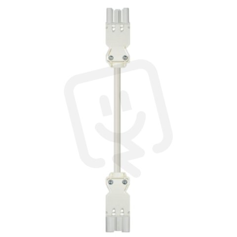 kabel propojovací se dvěma konektory gesis, 3-pól, 3*1,5mm2, délka 1,5m, bílý